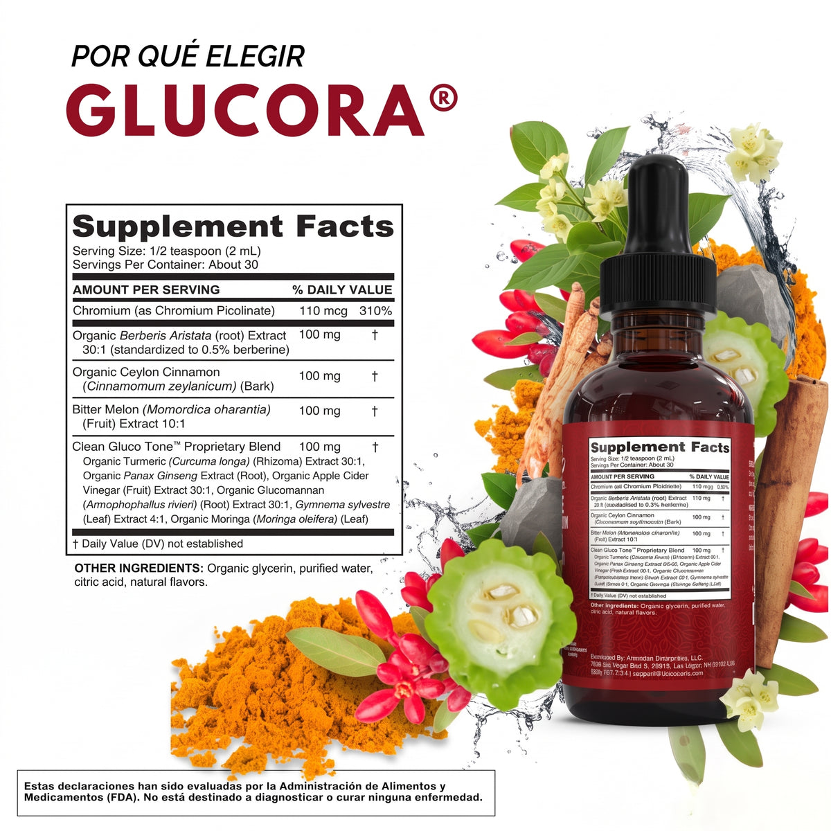 Glucora® | Fórmula herbal todo en uno