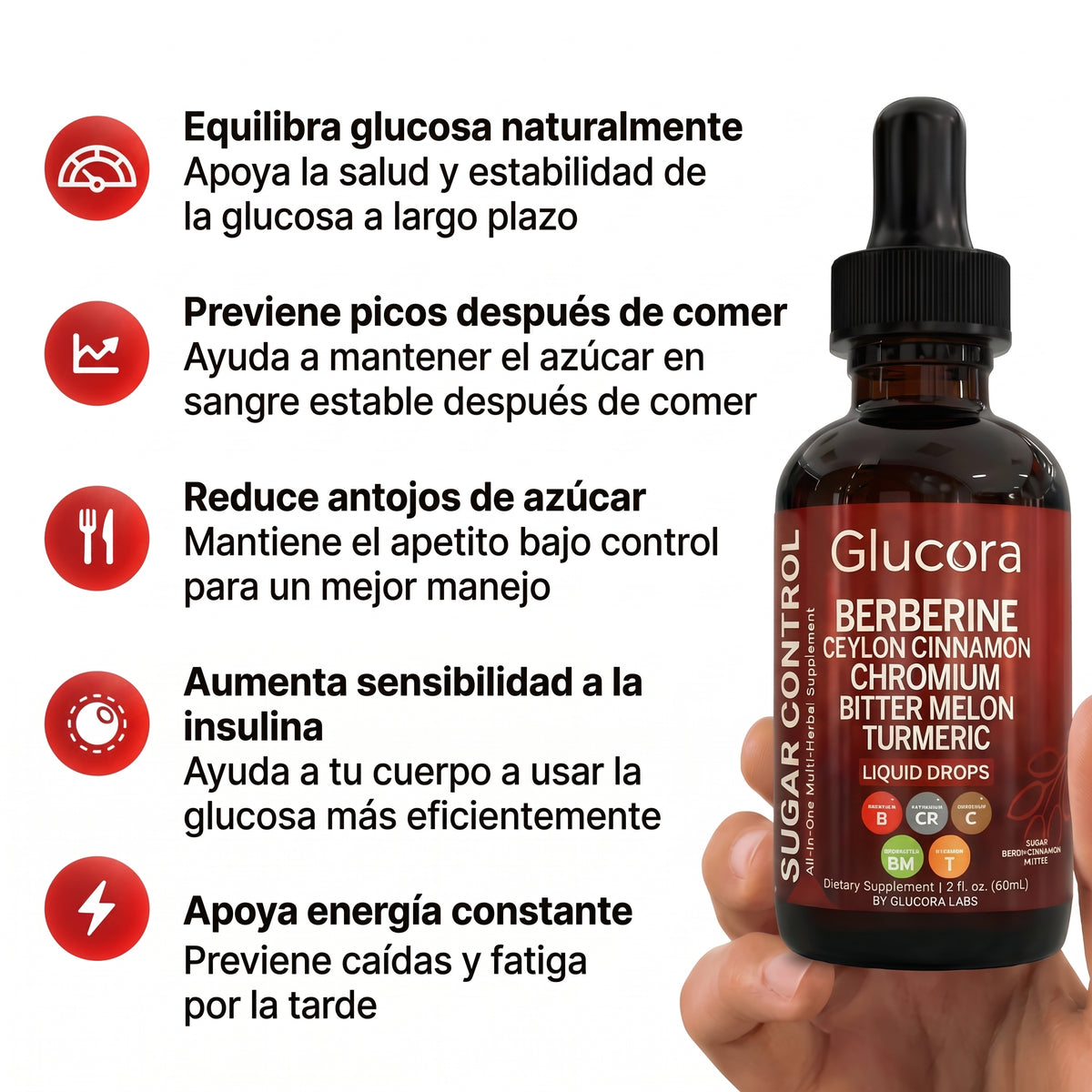 Glucora® | Fórmula herbal todo en uno